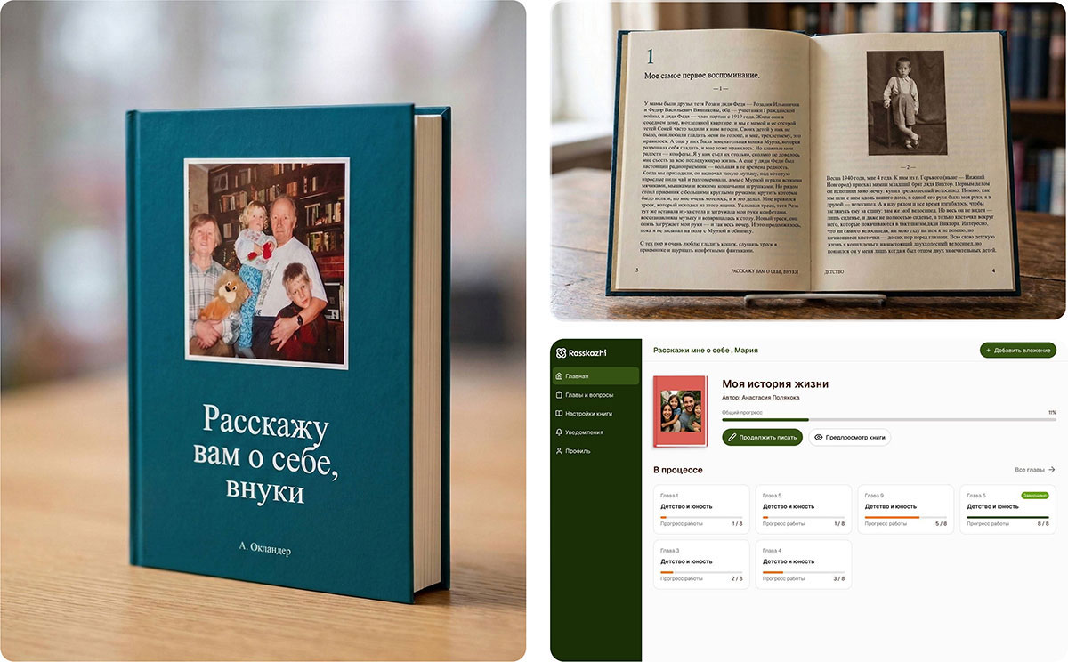 Как сохранить семейную историю и напечатать книгу для близких. Рассказываем, как воспоминания Анатолия Окландера превратились в тираж из 20 экземпляров.